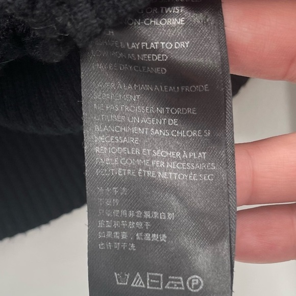 Urban Outfitters Black Y2K Grunge Square Neck Lace Up Cropped Sweater Size Small - Picture 5 of 6